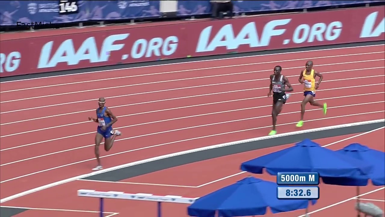 19 Mo Farah wins Men's 5000m at London Diamond League 2016 FULL RACE HD