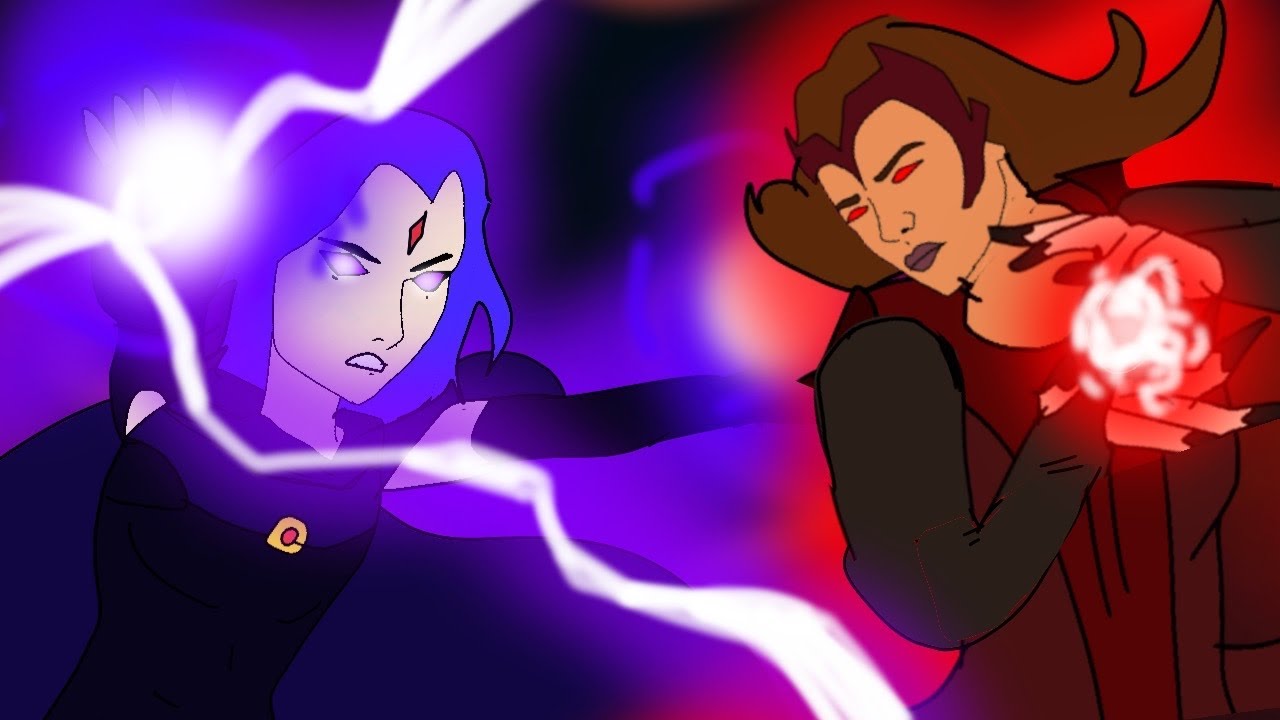 SCARLET WITCH VS RAVEN / Part 1 Animation
