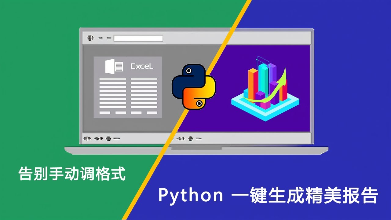 我用15行Python代码，搞定了半小时的Excel美化工作视频