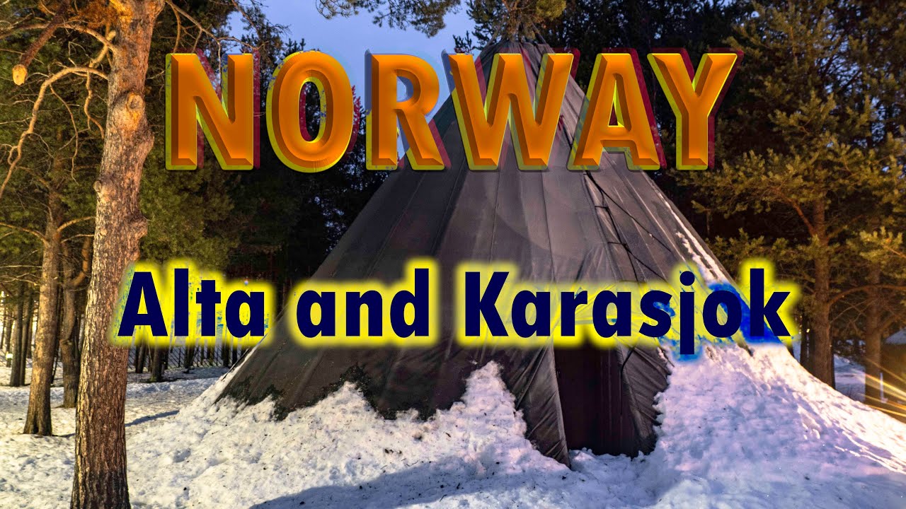 Winter vacation in Northern Norway. Alta and Karasjok