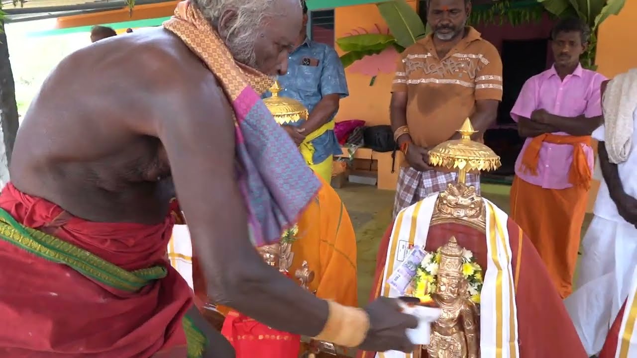 எல்லாம்மாள் அம்மன் சாக்கை வாக்குதல் புனித காட்சி | புது வேளமங்கலம் திருவிழா