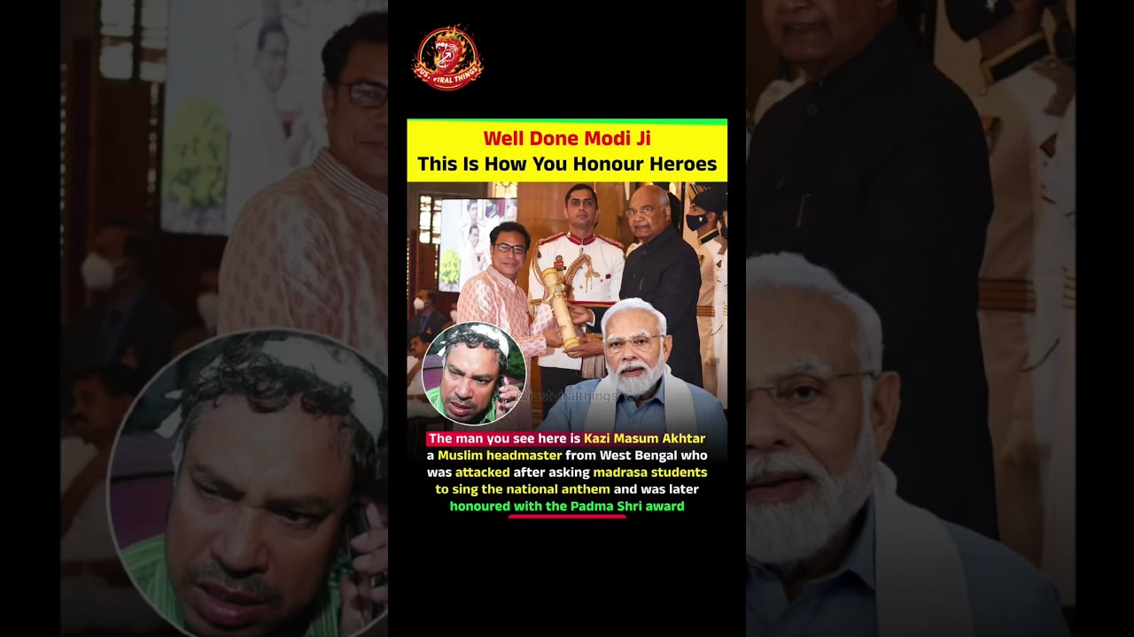 Well Done Modi Ji This Is How You Honour Heroes. #modiji #viral #heroes