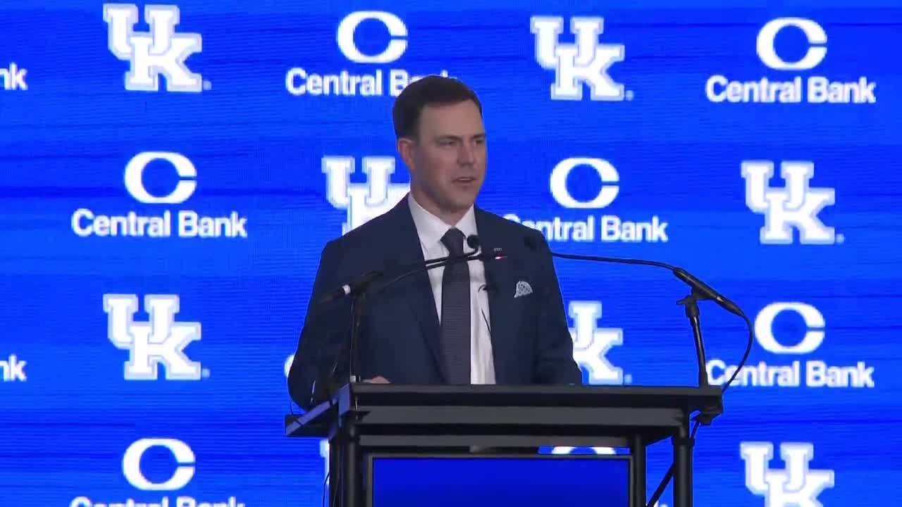 FULL | Will Stein introduced as Kentucky football's next head coach