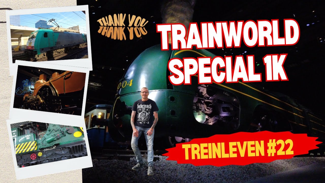1000 Abonnees Special: Een reis vol bedankjes & Train World! 🚂🎉 #treinleven