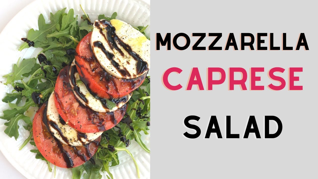 HOW TO MAKE CAPRESE SALAD l Fresh Mozzarella Salad l Easy Salad l #Shorts