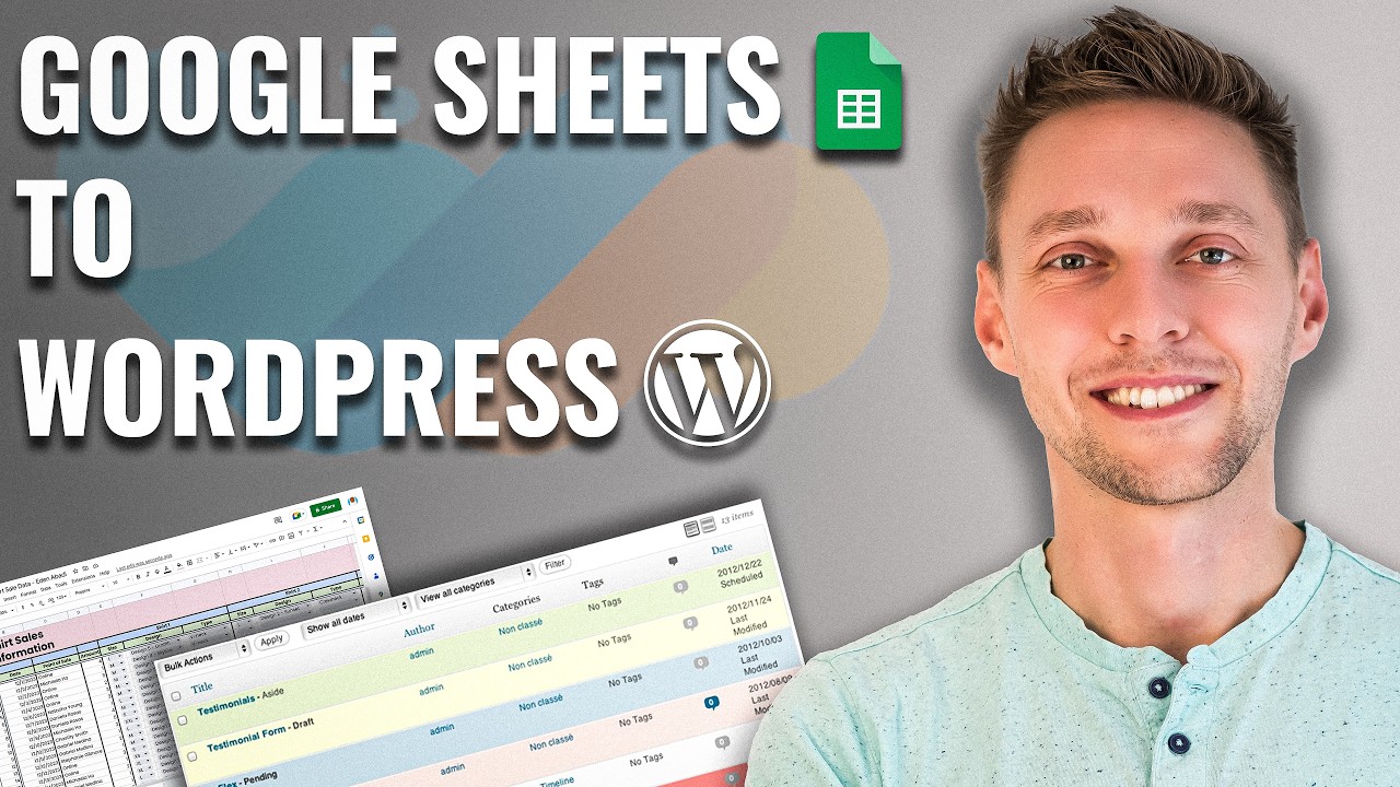 Google Sheet в таблицу WordPress с Live Sync | Учебник 2024