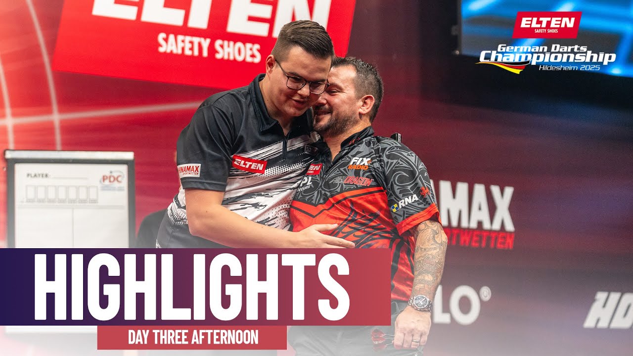 THE LAST EIGHT! | 2025 German Darts Championship | Day Three Afternoon Highlights