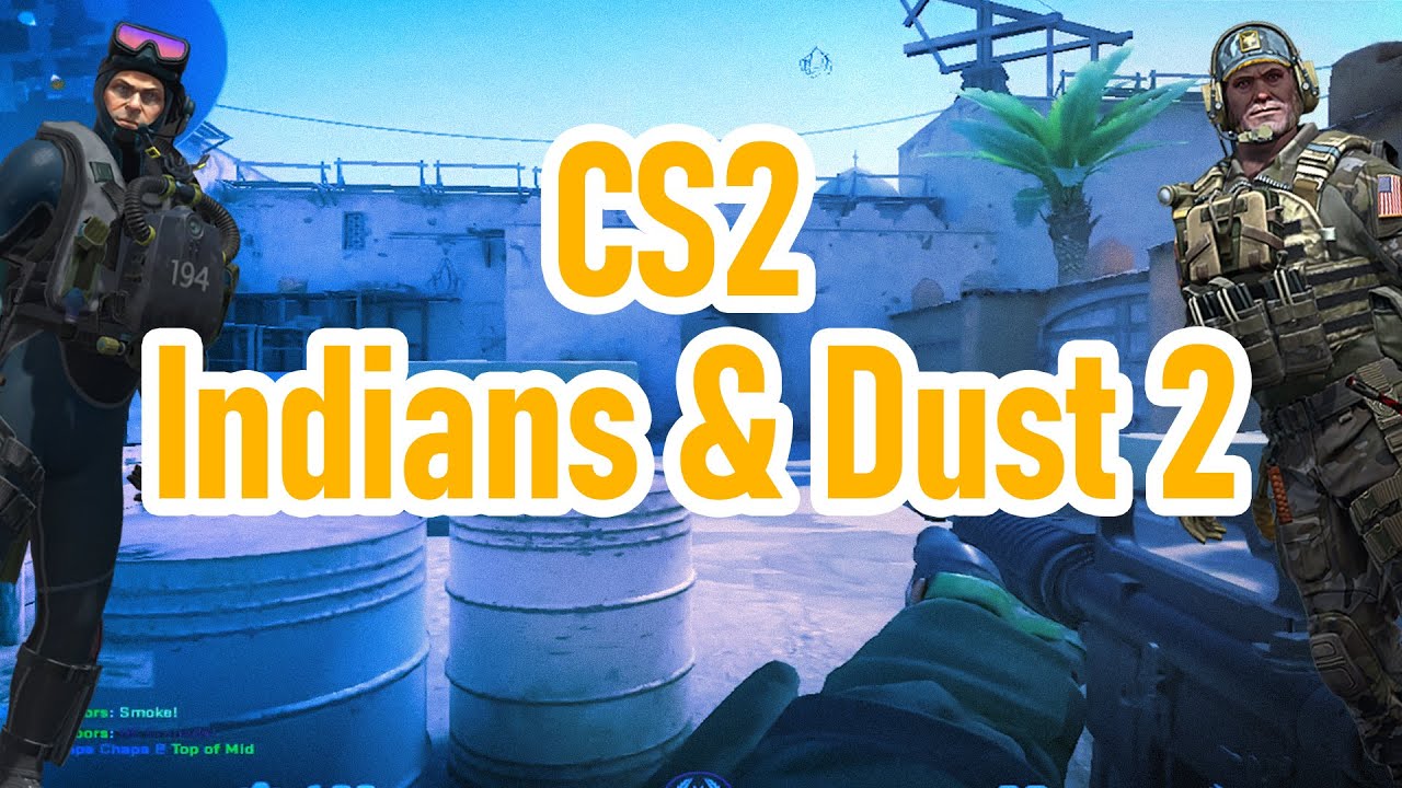 CS2 Dust 2 Indian Lobby | Funny Moments