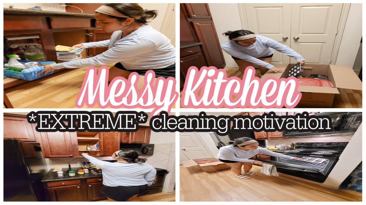 MESSY KITCHEN CLEAN WITH ME 2021 | EXTREME CLEAN WITH ME | REAL LIFE MESS