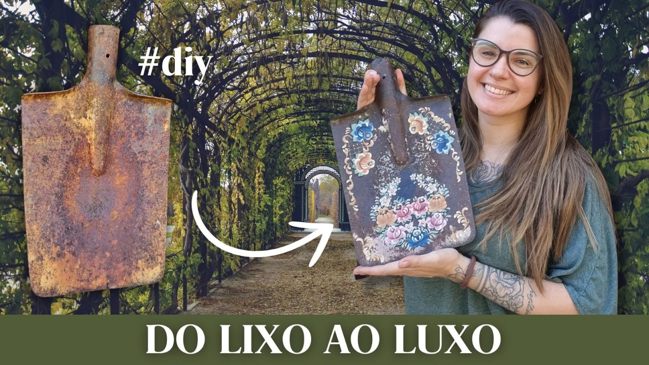 DIY PÁ ENFERRUJADA com Bauer! - #diyartesanato