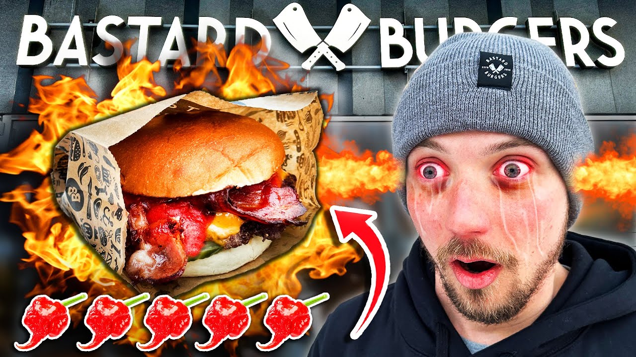 NIEBEZPIECZNY BURGER Z CAROLINA REAPER - WYZWANIE