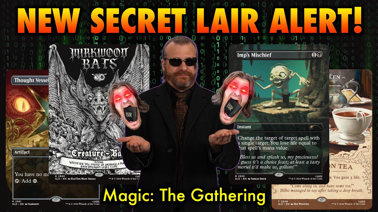 Внимание! Новые еженедельные Secret Lair в 2026 году! | Magic: The Gathering Супердроп The Hobbit