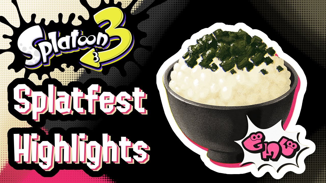 Team Rice Highlights!! | Splatfest: Bread vs Rice vs Pasta | Splatoon 3
