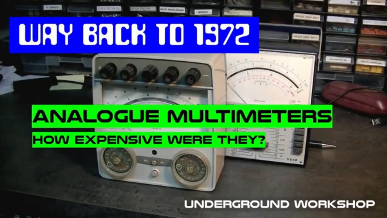 Way back to 1972 - analogue multimeters