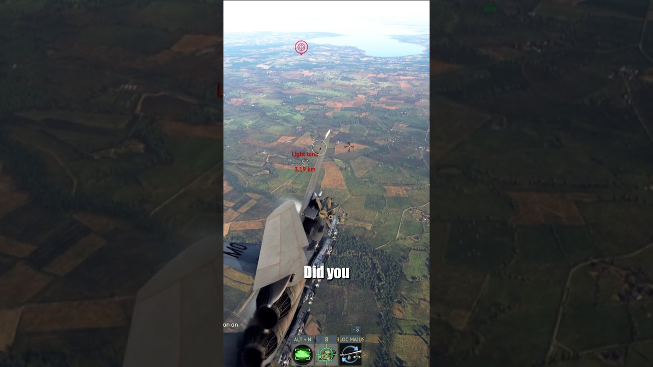 Did you know that some jets can spot ground targets with their radars? #warthunder