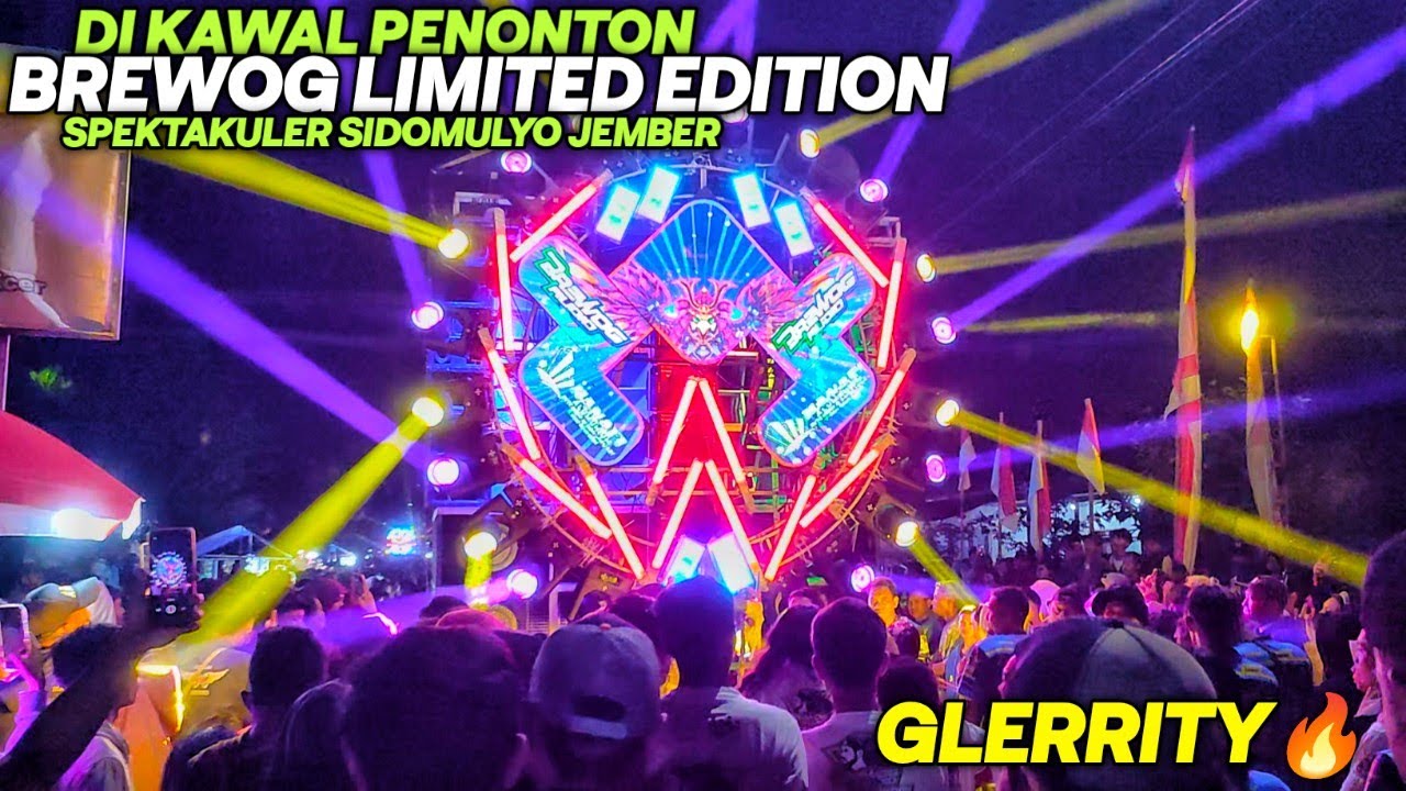 SPEKTAKULER LIMITED EDITION 🔥BASS BREWOG MENARIK PENONTON IKUT KAWAL DI KARNAVAL SIDOMULYO JEMBER