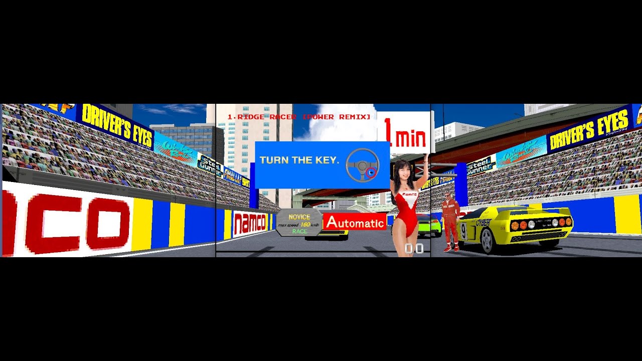 Ridge Racer Full Scale Arcade  TT Course -  Fastest Race - Jason Newman