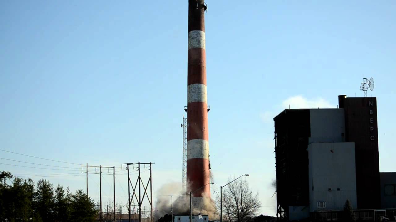 NB Power, Grand Lake Plant Stack Demolition