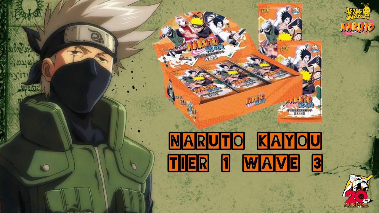UNBOXING NARUTO KAYOU BOX TIER 1 WAVE 3/ РАСПАКОВКА КОРОБКИ ПО НАРУТО ОТ КАЮ ТИР1 ВОЛНА 3