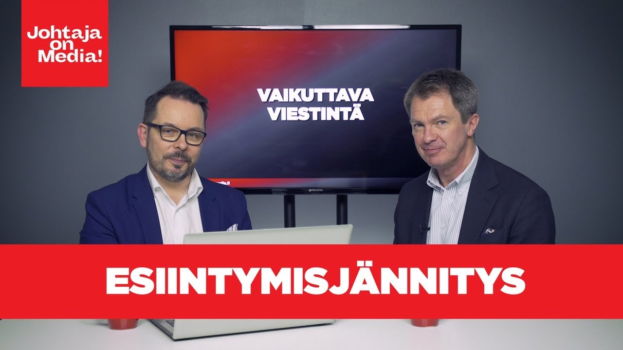 Kuinka suhtautua esiintymisjännitykseen? - Saksi & Nyman osa 1/6 | Johtaja on Media! |