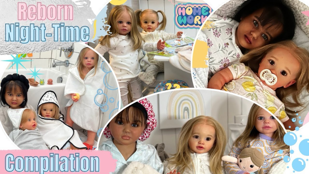 Reborn Doll Bedtime Routines 🌙⭐️ 2 Hours of Reborn Roleplay 🛌 🍼