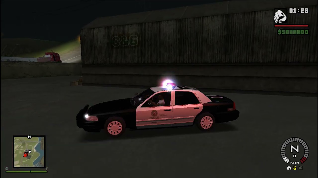 Ford Crown Victoria Police Interceptor with MX7000 Lightbar – GTA San Andreas VSL Showcase