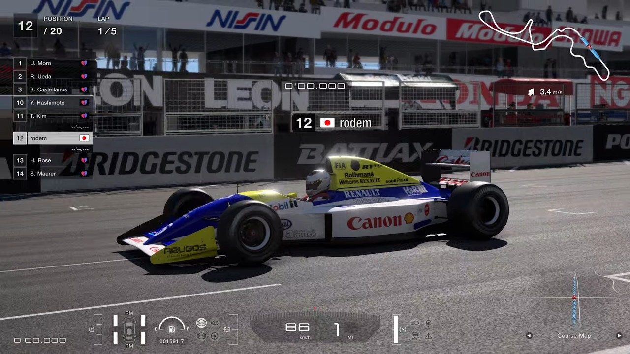 GT7 激遅太郎はF3500-aで遊ぶ。鈴鹿サーキット - 2026_3_17