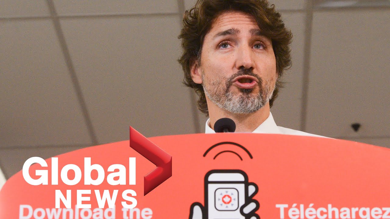 Coronavirus: Trudeau announces COVID Alert app, transition of CERB benefits to EI | FULL