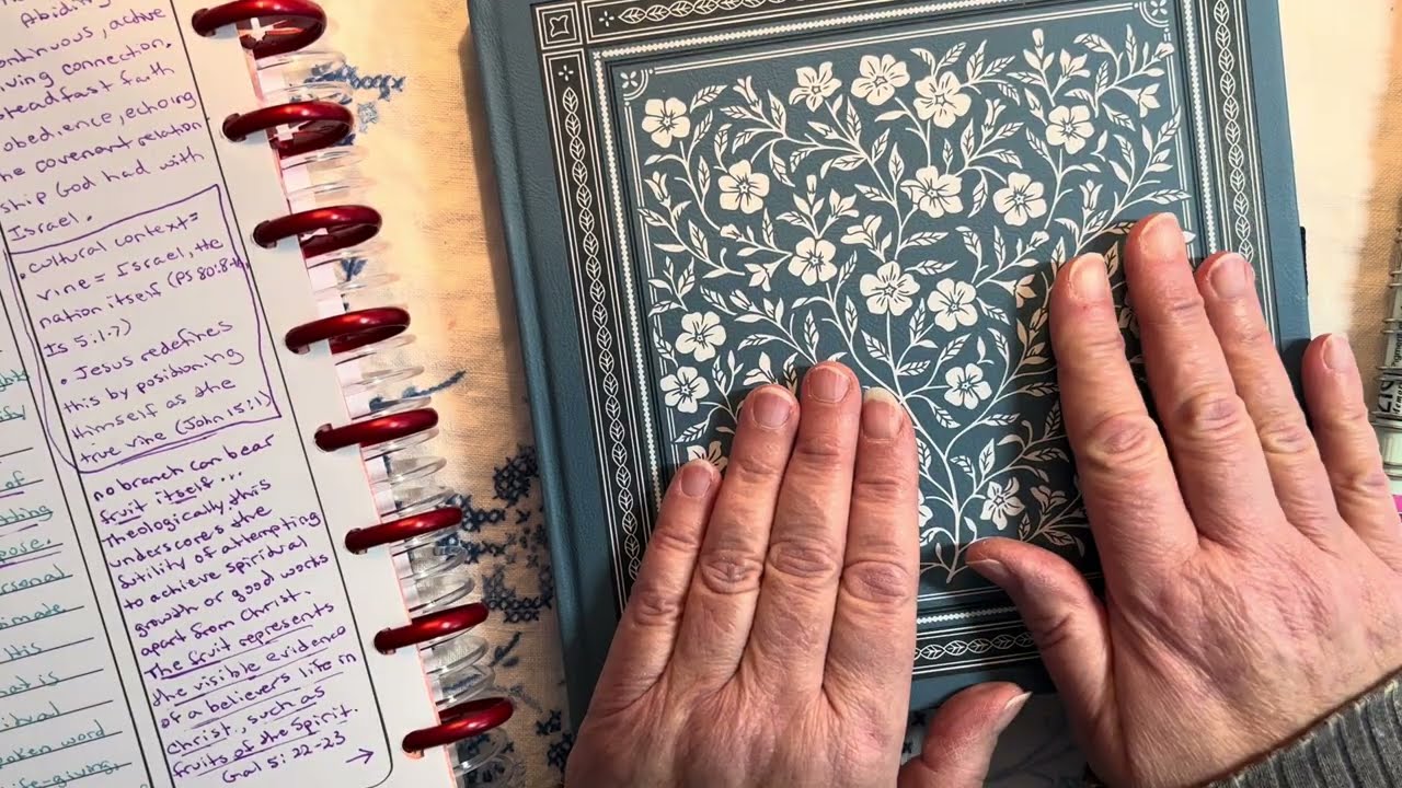Записная книжка на основе Библии / Добавляю слово года / Журнал «Арчер и Олив»