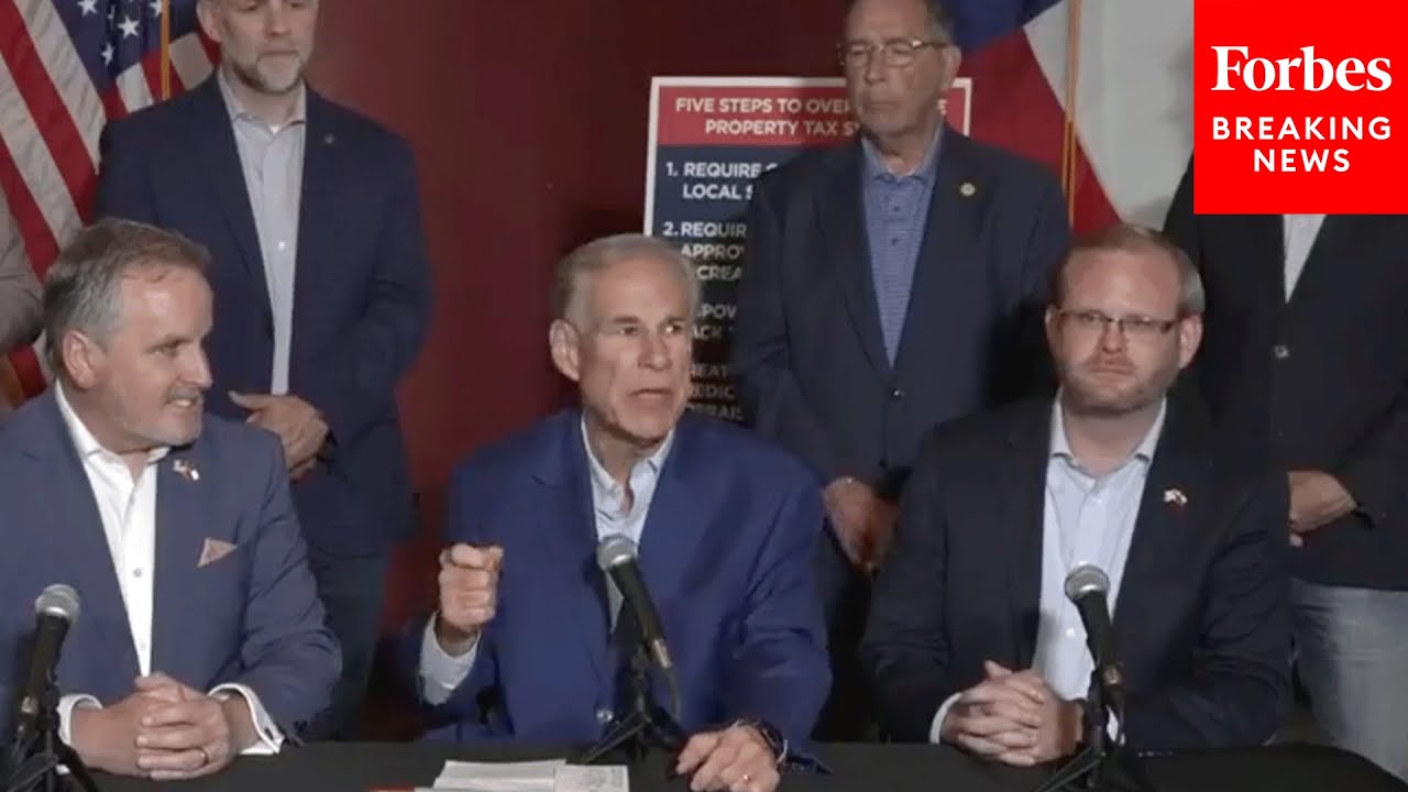 Gov. Greg Abbott Breaks Down Major Property Tax Proposal For Texas As Part Of Reelection Bid