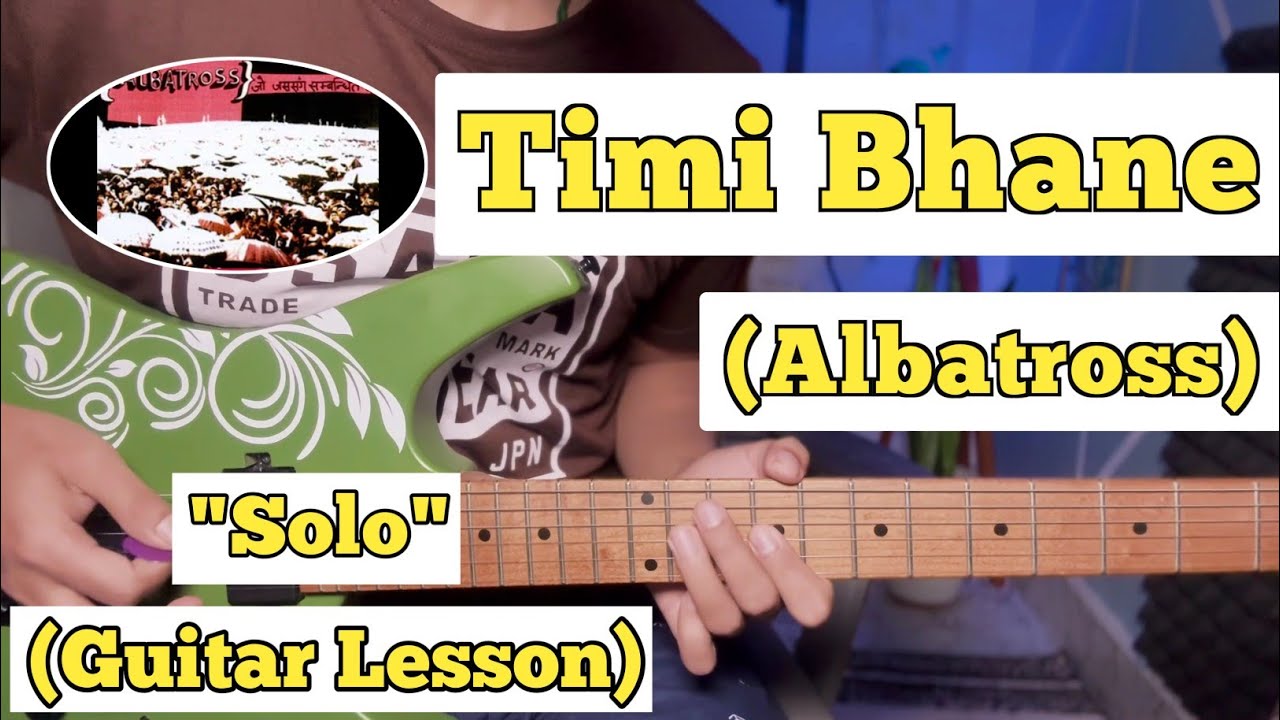 Timi Bhane - Albatross | Guitar Solo Lesson | With Tab | (Farki Farki)