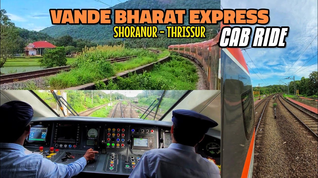 Saffron Vande Bharat Cab Ride with Loco Pilot
