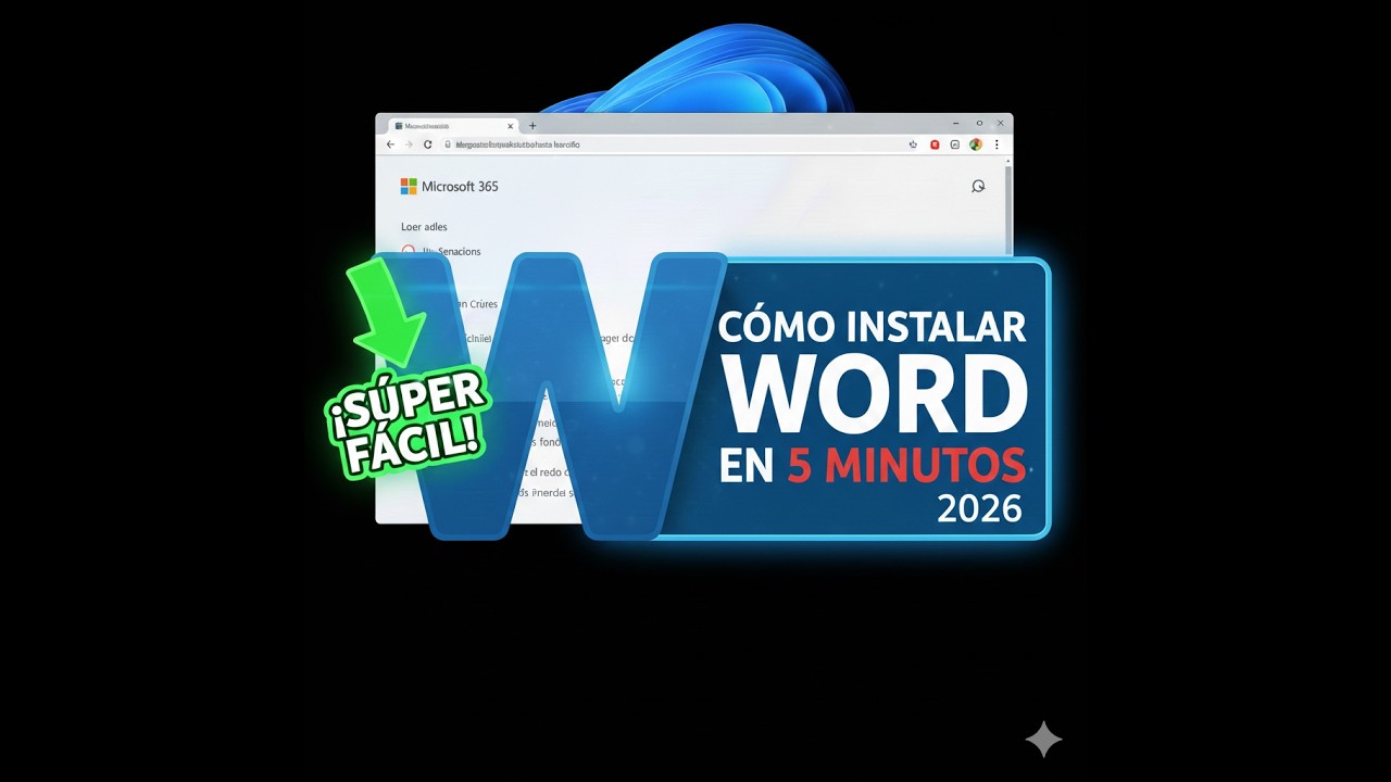 Como instalar word facil y rapido OFFICE menos de 5 minutos