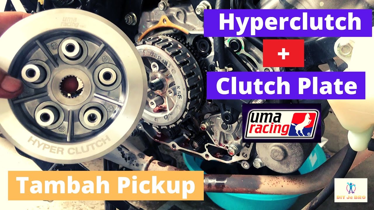 Cara Pasang Hyper Clutch dan Clutch Plate Uma Racing RS150