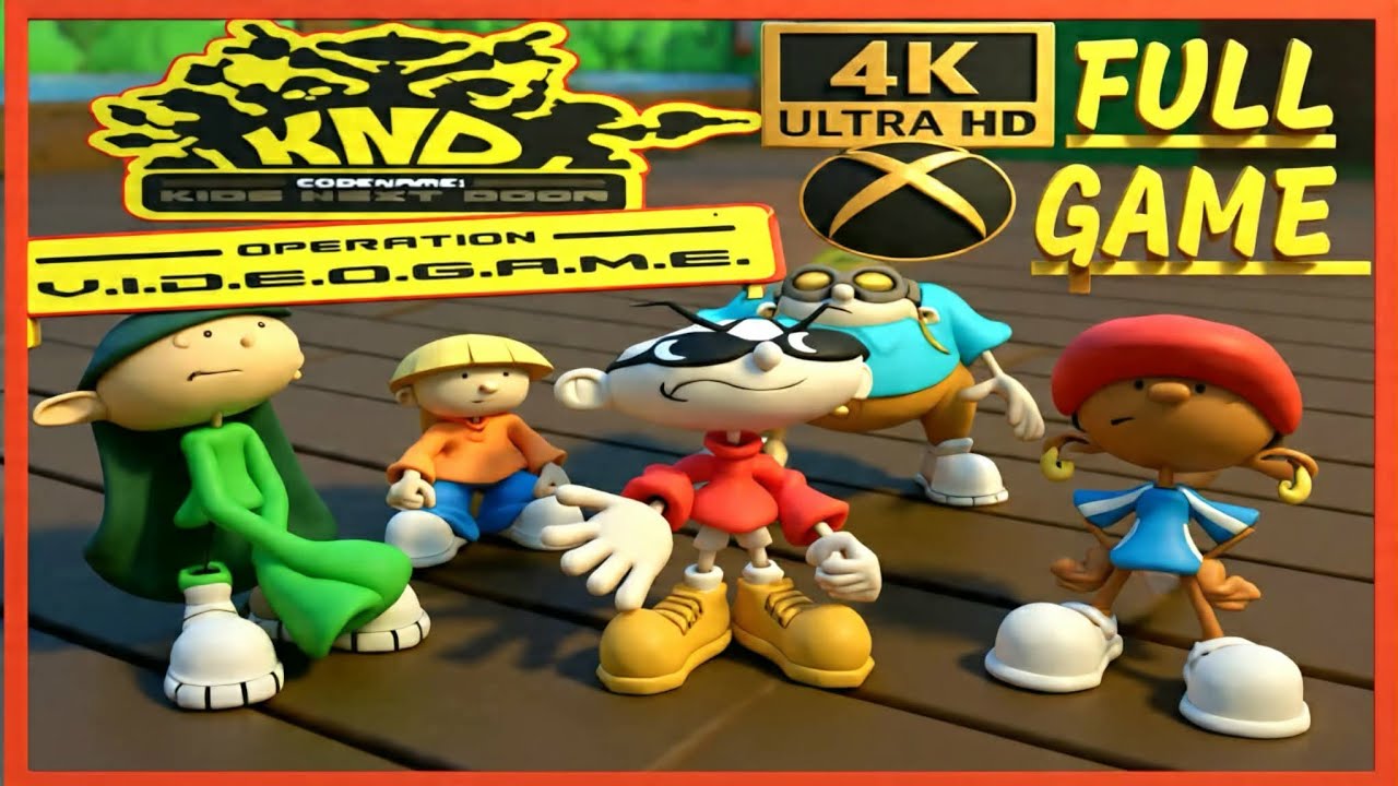 CODENAME: KIDS NEXT DOOR - OPERATION V.I.D.E.O.G.A.M.E. | LONGPLAY | FULL GAME 100% COMPLETE (4K)
