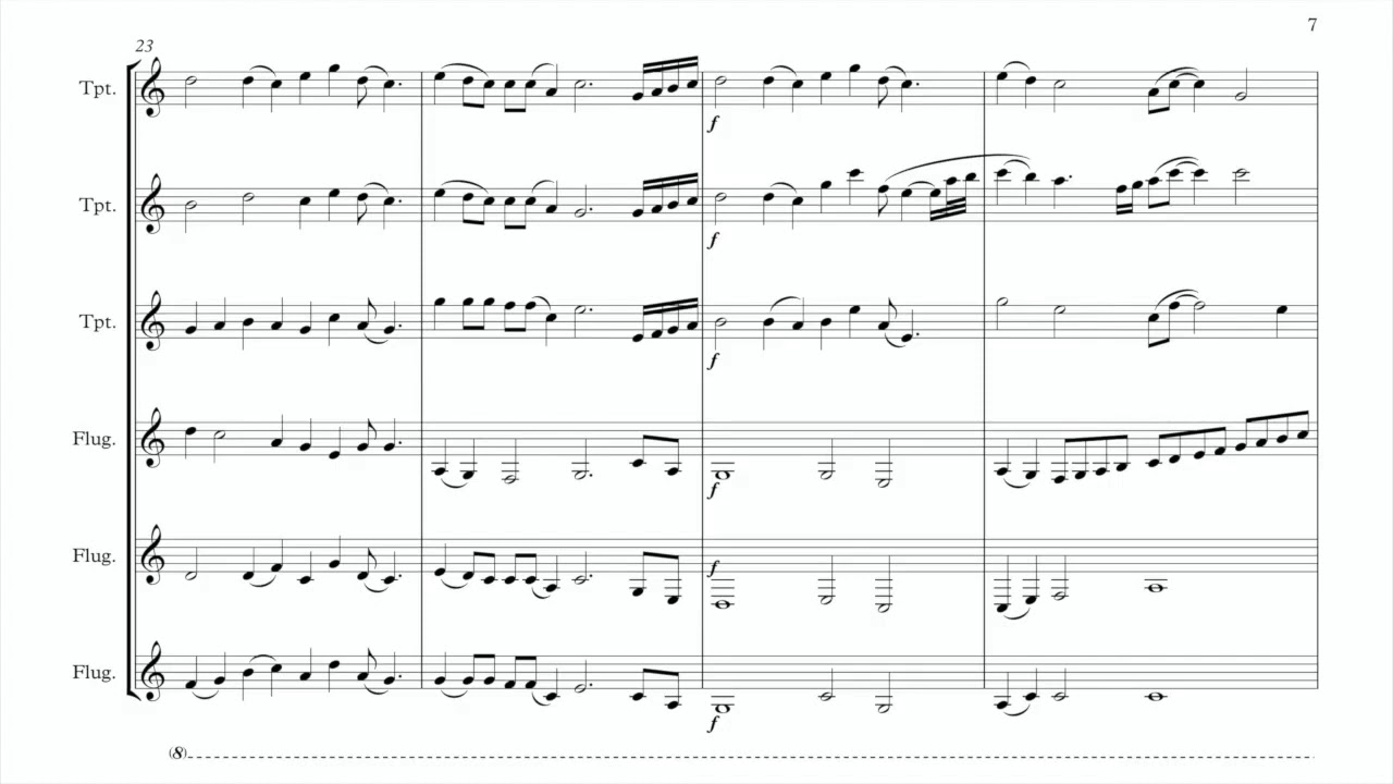 Down In The River to Pray (Score)