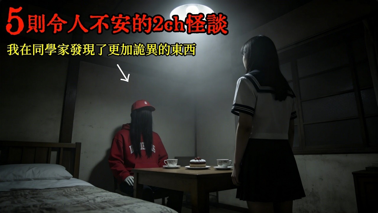 5則令人不安的2ch怪談：我有一個詭異的同學，有一次去她家做客的時候，我發現了更加詭異的存在 #睡前故事 #2ch怪談 #恐怖故事 #怪談檔案局