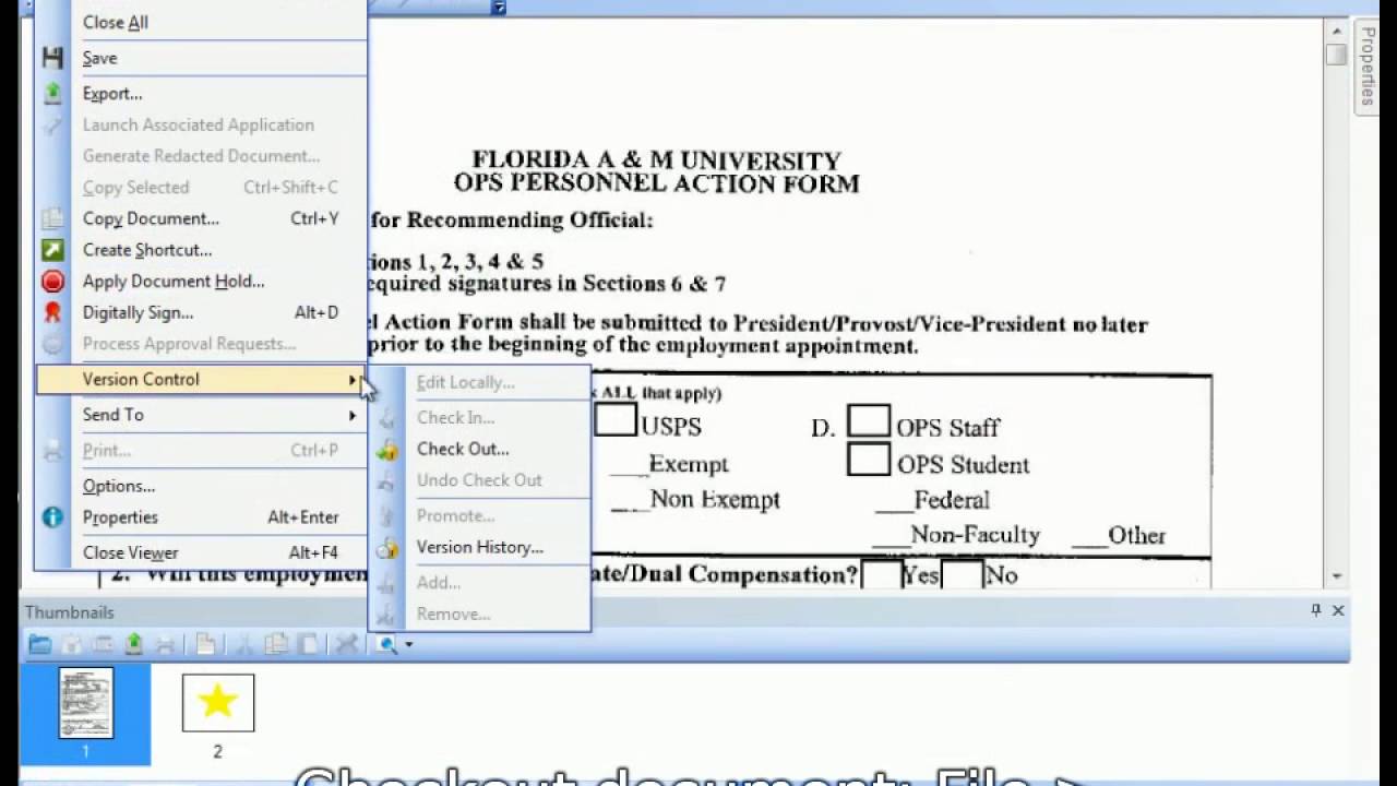 Route a Document ImageNow