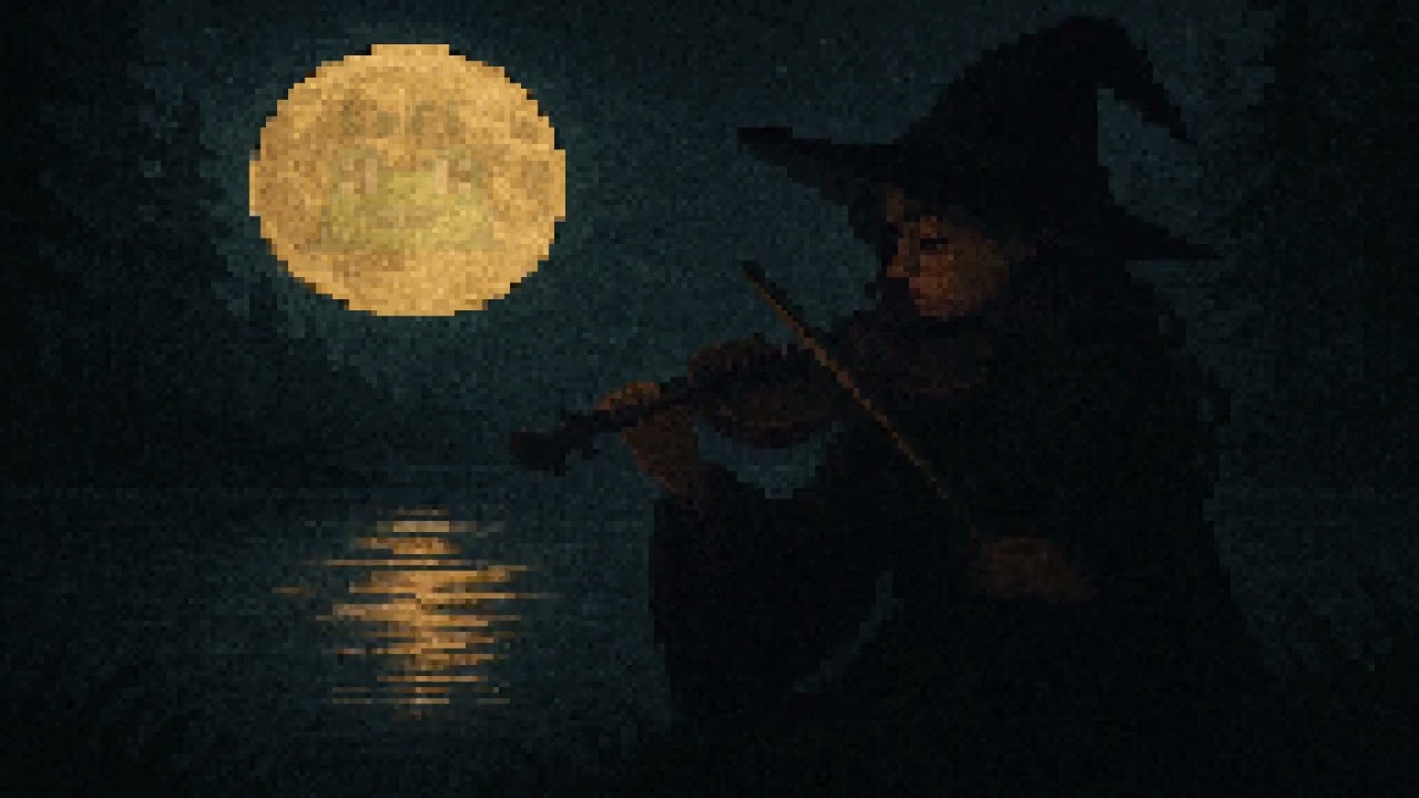 Claro de bruja | Neoclassical violin Darkfantasy | Animated pixelart
