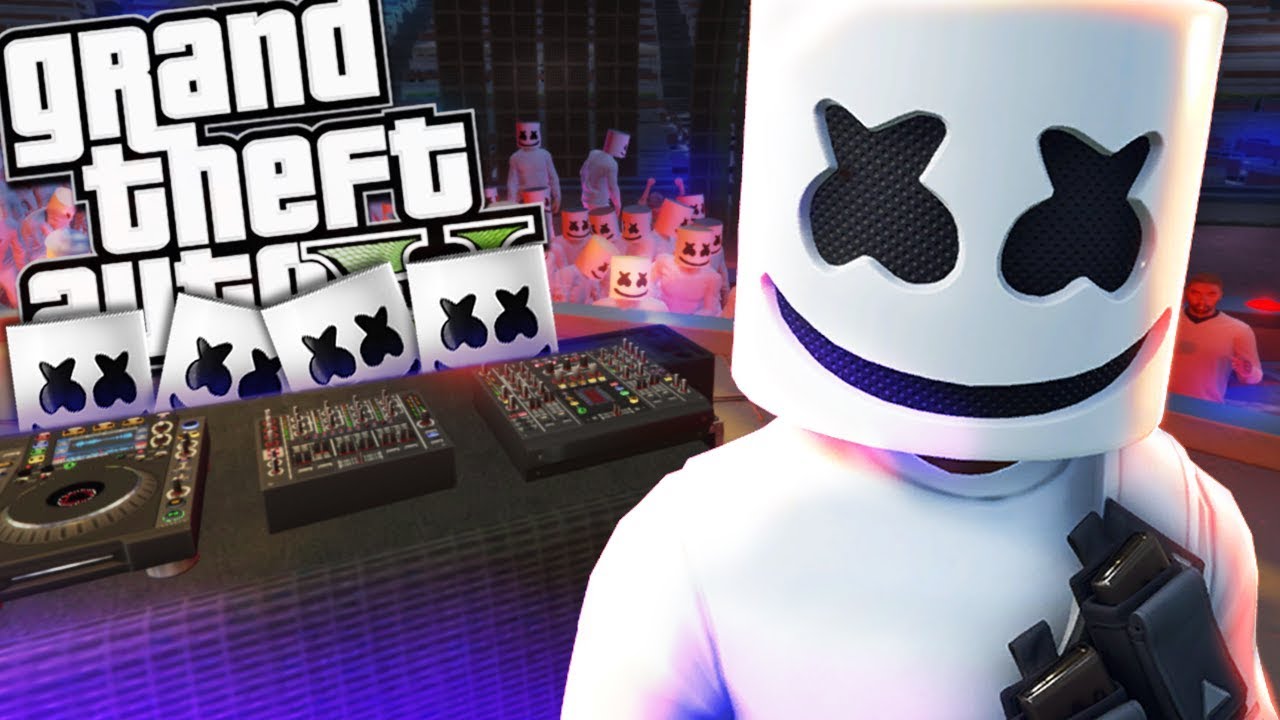DJ MARSHMELLO IS CLONED MOD (GTA 5 PC Mods Gameplay)