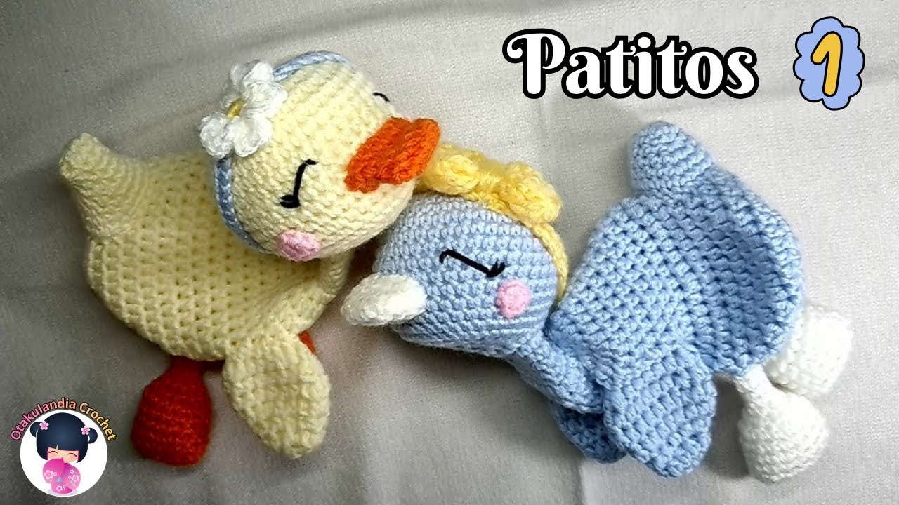 Durmiendo con un Patito 🦆 Aprenderás a hacer un Lindo Patito para tu Bebé en Crochet - Parte 1