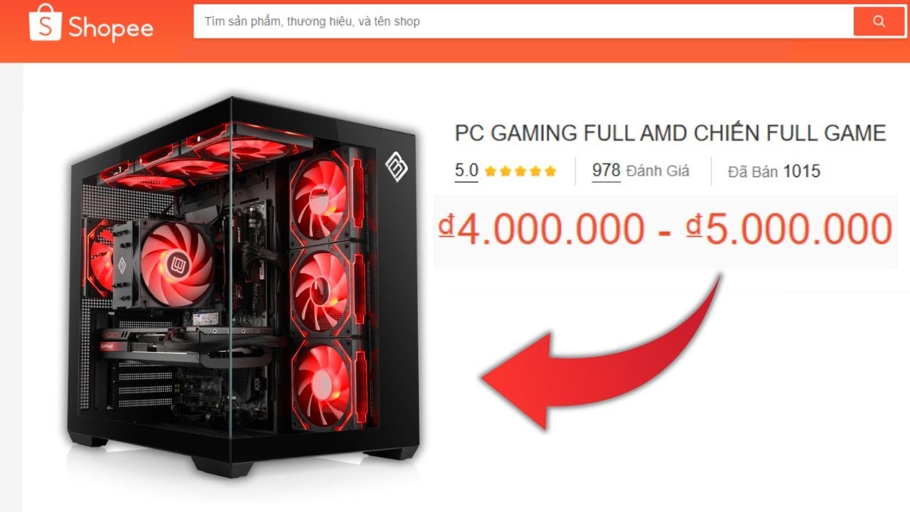 Thử Build PC AMD 5 củ mạnh nhất tầm giá trên Shopee!