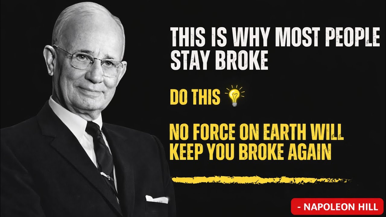 Do This and You’ll Never Be Broke Again | Napoleon Hill Motivation