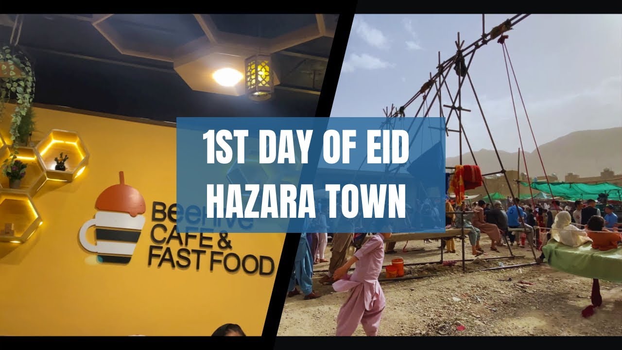 1st day of eid 😌🫶🏻| HAZARA TOWN | ft. Nidathevloger