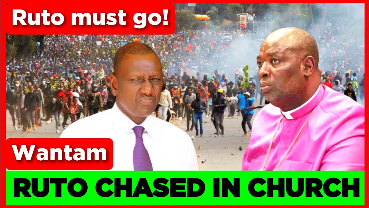Toka Hapa! Uongo! Ruto Chased, Heckled & Rejected again in Church over Fake Promises & lies