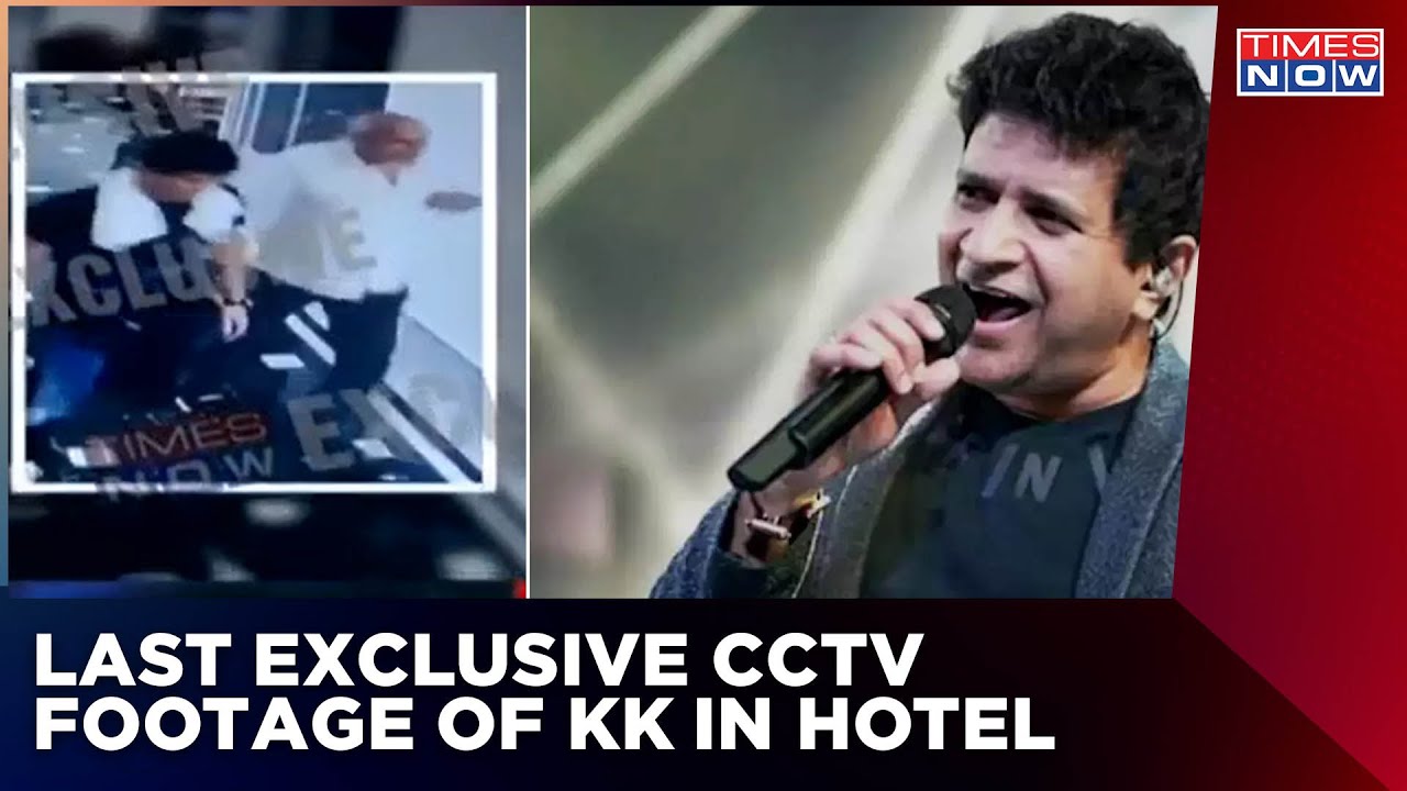 Exclusive CCTV Footage Of KK Walking In Hotel Corridor Before His Death | Latest News