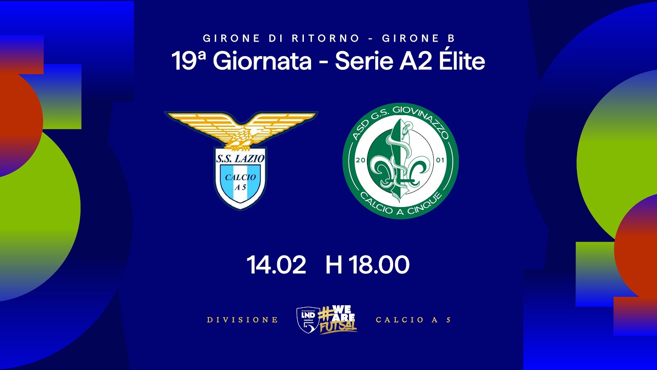 Lazio-Defender Giovinazzo 7-3 | 19&ordf; giornata | Serie A2 &Eacute;lite 2025/2026 - Girone B