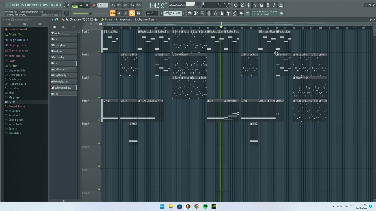 Melkers FLP - Russelåt Template #1 FL Studio 20