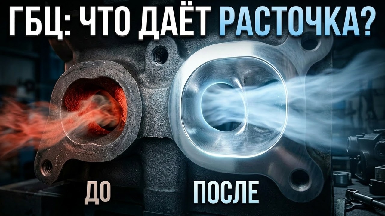 Что дает расточка ГБЦ. На примере 8 клапанной ГБЦ ВАЗ 2106.