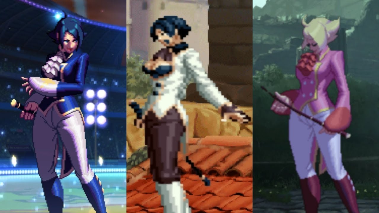 KOF Elisabeth Blanctorche Appearance Scenes Provocation Victory Pose Collection